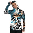 thumbnail image 7 of Rvwovn Men's UPF 50+ Hooded UV Protection Shirt with Mask, Camo Outdoor Fishing Sun Hoodie, 7 of 7