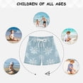 thumbnail image 6 of FORMRS Boys Swim Trunks Quick Dry Mesh Liner Boardshorts Sizes XS-XL, Gray Snowflake, 6 of 7