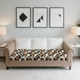 thumbnail image 6 of Xoenoiee Cow Print Couch Cushion Covers Stretch Sofa Slipcover for 3 Cushion Couch, Non-Slip Furniture Protector with Elastic Bottom for Dogs Pets, 6 of 7