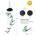 thumbnail image 2 of Indoor/Outdoor Ornaments Solar Powered LED Wind Chimes Home Garden Yard Decor Light Lamp Color Changing(Sea Urchin), 2 of 7