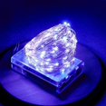 thumbnail image 1 of Cadena de luces LED con forma de caja de batería, alambre de cobre, decoración navideña, luz de color pequeña, luz de estrella, luz de ambiente, luz intermitente, 1 of 5
