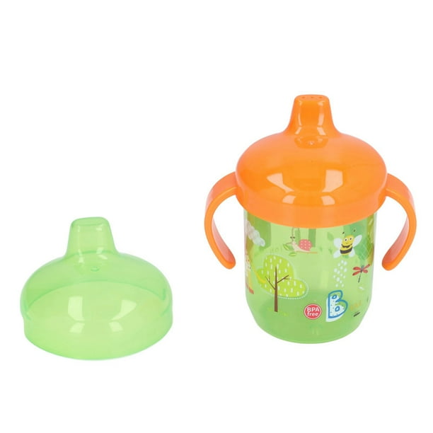 Taza para sorber de dibujos animados, Taza para sorber infantil Taza para sorber portátil para bebés Taza de entrenador para bebés Artesanía superior