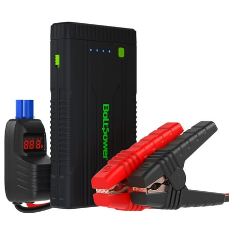 Bolt Power A7P 12V Car Jump Starter 800A Peak Battery Booster for Gasoline Engines up to 6.5L, Diesel Engines up to 4L, Dual USB Ports and Type-C Portable Power Pack, Built-In LED (Best Diesel Car To Remap)