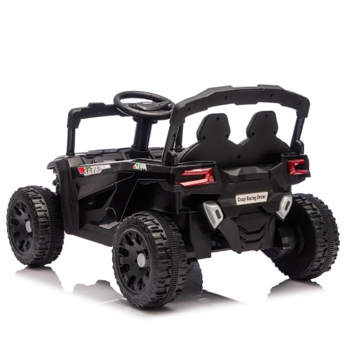 HappyToysWorld24V Kids Ride-On Car w/ Parent Remote Control, Electric UTV for Boys & Girls Ages 3-5 | 4-Wheel Suspension, Anti-Collision Safety Bar, Bluetooth Speaker, High Clearance Chassis