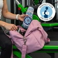 thumbnail image 5 of Blue Ethnic Mandala Pattern Hot Yoga Mat Towel Non Slip for Hot Yoga - Quick-Drying Yoga Mat Cover with 4 Corner Pockets with Travel Bag - Hot Yoga Towel Non Slip Grip Moisture Wicking Sweat 70"x26", 5 of 6