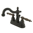 thumbnail image 3 of Kingston Brass KB1601TL 4 in. Centerset Bathroom Faucet, Polished Chrome, 3 of 4