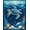 Blue White, Pattern 4, variant on ODIKA Animals Turtle Symmetrical Ocean Wave Border Nautical Motif Scattered for Playroom, Bedroom, Reading Nook, Pet Friendly & Kids Safe Play