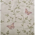 thumbnail image 3 of Home Soft Things Embroidery Throw Pillow Cover & Valance Set - Vine Butterfly - 20" x 20" & 52" x 19", 3 of 4