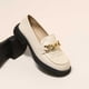 thumbnail image 2 of Guardurnaity Mocasines con cadena de Metal, zapatillas elegantes a rayas antideslizantes de tacón bajo a la moda, resistentes al desgaste, regalo Calzado Negro, 2 of 6