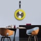thumbnail image 5 of Reloj de pared Zulema sartén decoración hogar dormitorio cocina café amarillo, 5 of 8