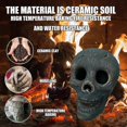 thumbnail image 3 of Simulation Skull Ornament Horror Shape Design Fashion Decorations, 3 of 4