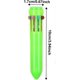 thumbnail image 3 of Mini Shuttle Pen Multicolor Pen Color Plastic Neon Retractable Ballpoint Pen (12pcs) Color Random, 3 of 4