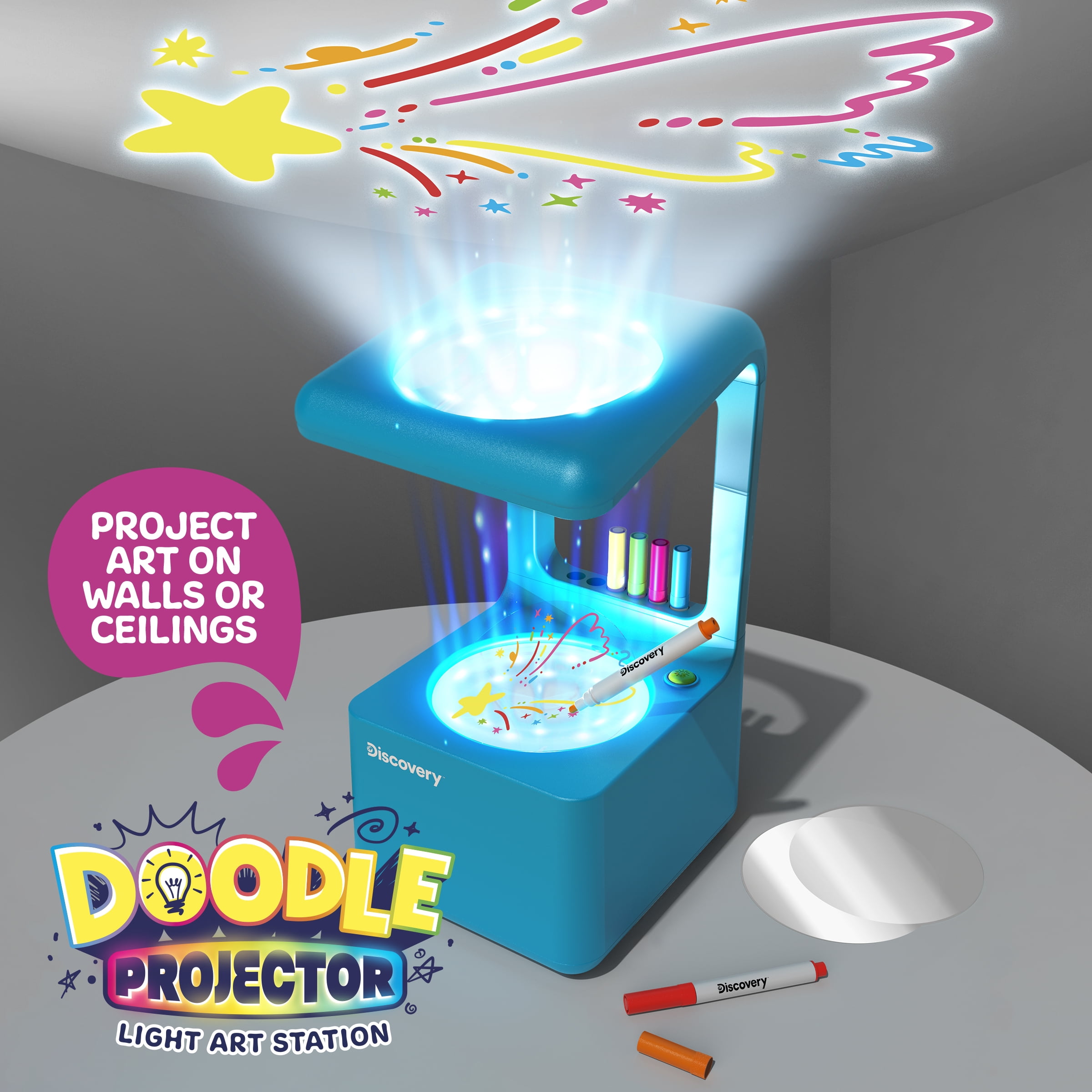 Discovery Kids Doodle Projector Light Art Station for Children, Unisex