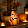 thumbnail image 5 of Halloween Pumpkin Figurine, Creative Resin Tabletop Decoration for Home Party, Spooky Pumpkin Statue for Halloween Atmosphere Enthusiasts, 5 of 7
