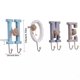 thumbnail image 3 of Ganchos Para El Hogar Con Letras Creativas, Diseño Rústico, Perchero Decorativo Montado En La Pared, Perchero, Ganchos Para Ropa, Toallas, Decoración Del Hogar matsuzay HA023247-00, 3 of 7