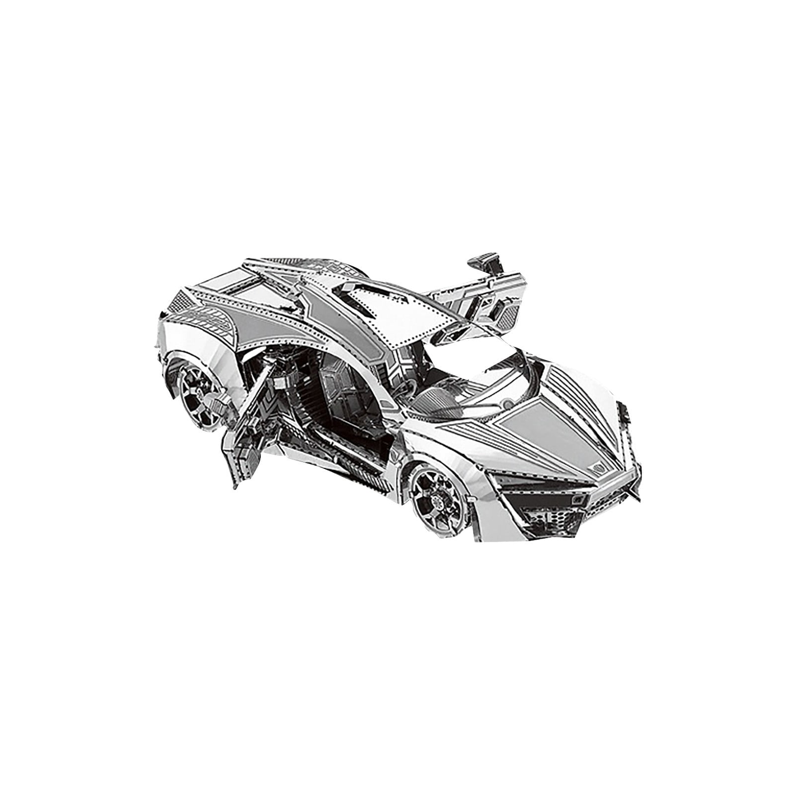 3D Metal Assembled Models DIY Puzzles  Sports Car Models Desktop Decoration 