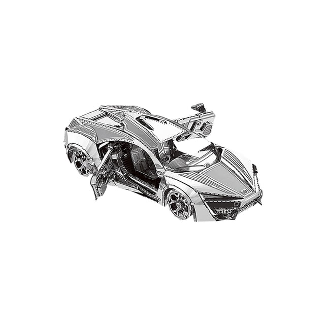 Advanced 3D Metal Sports Car Model Kit for DIY Assembly and Desktop Display