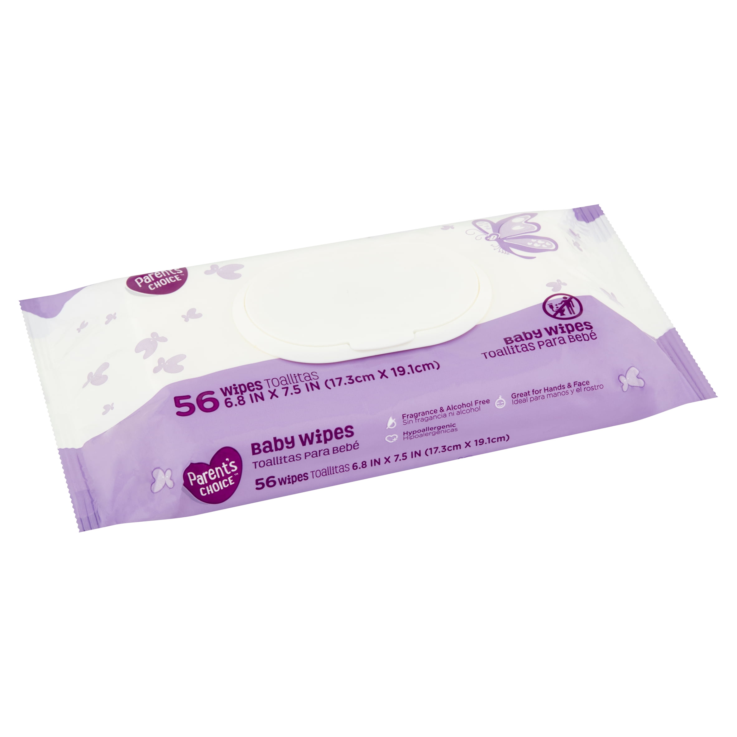parents choice fragrance free baby wipes