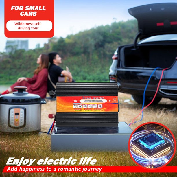 2200W Car Power 12V to 110V Sine Wave Converter With B. Fu/ Car Converter Outlets