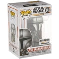 thumbnail image 3 of Funko Pop! Star Wars: The Mandalorian - Mandalorian (cromado) #345. Figura coleccionable Funko POP, 3 of 4