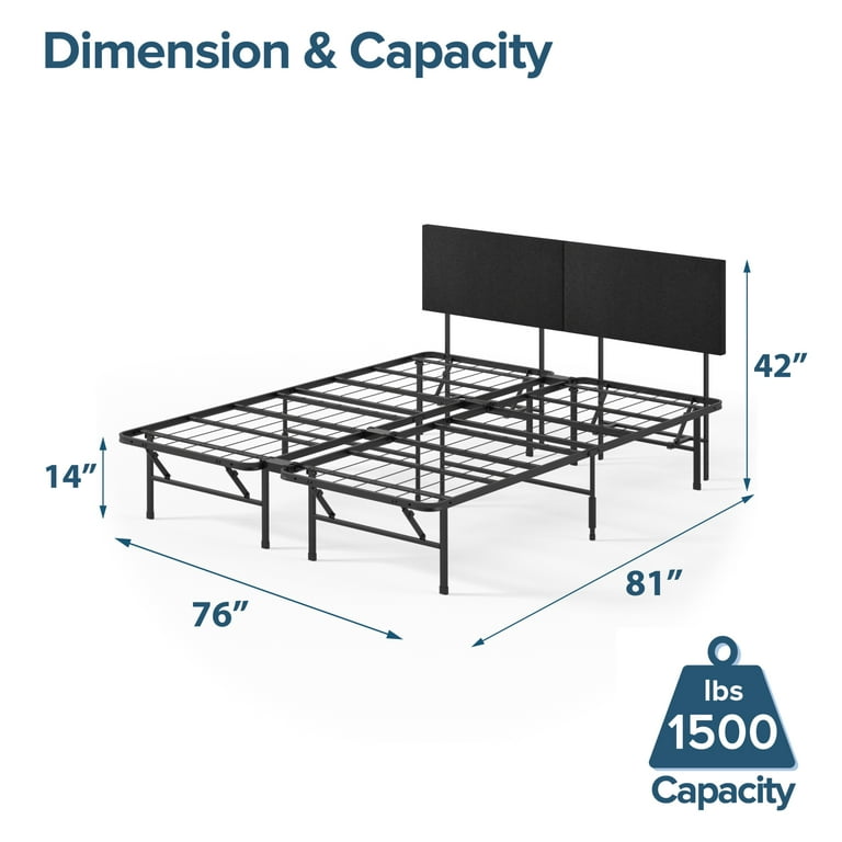 kingossan Zinus King SmartBase Mattress Foundation with Upholstered