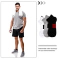 thumbnail image 3 of unbranded 3 Pares Calcetines Negros Para Corte Antideslizantes Transpirables, 3 of 5