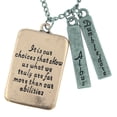 thumbnail image 4 of Harry Potter Albus Dumbledore Quote Necklace, 4 of 7