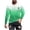 Mint Green, variant on BXINGOHAI Palm Tree Shirts for Men Gradient Color Long Sleeve T-Shirts Oversized Crewneck Shirt Casual Beach Travel Tops Mint Green,M