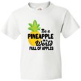 thumbnail image 3 of Inktastic Be a Pineapple In a World Full of Apples Youth T-Shirt, 3 of 5