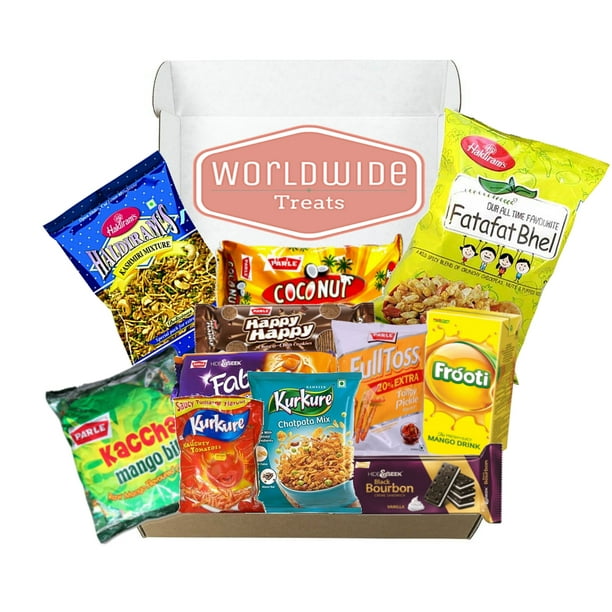 The Indian Snack Mix Package by Worldwide Treats