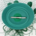 thumbnail image 2 of Women's Feather Fascinators Hat - Hair Pin Headwear Pillbox Hat Green (One Size), 2 of 6