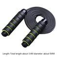 thumbnail image 3 of ziyahi Skipping Rope Tangle-Free Gym Fitness Speed Jump Rope Cable Ball Bearing Foam Handles Aerobic Exercise, 3 of 5