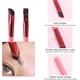 thumbnail image 4 of 2 pinceles multifunción para cejas, pincel cuadrado para cejas, pincel para cejas, pincel para cejas en ángulo, pinceles para cejas, pincel de maquillaje en ángulo, forma natural de cejas Rojo Verde, 4 of 5