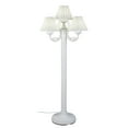 thumbnail image 2 of Versailles Floor Lamp 10451 with White Body and White Wicker Shades, 2 of 2