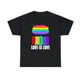 thumbnail image 3 of Proud LGBT Shirt Love is Love Shirt Rainbow Flag Gay Lesbian Tshirts Shirts for Women Plus Size, 3 of 8