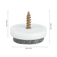 thumbnail image 1 of Felt Nail, Movable Screw Furniture Feet Nail, For Table Cabinet Sofa Dressing Table, 1 of 8