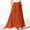 Orange, variant on CHUOU Maxi Skirts For Women Reg & Plus Size Women's Long Skirts Flowy Summer Skirt Aline Elastic High Waisted Trendy
