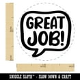 thumbnail image 2 of Great Job Talk Speech Bubble Teacher Self-Inking Rubber Stamp Ink Stamper - Orange Ink - Medium 1 Inch, 2 of 7