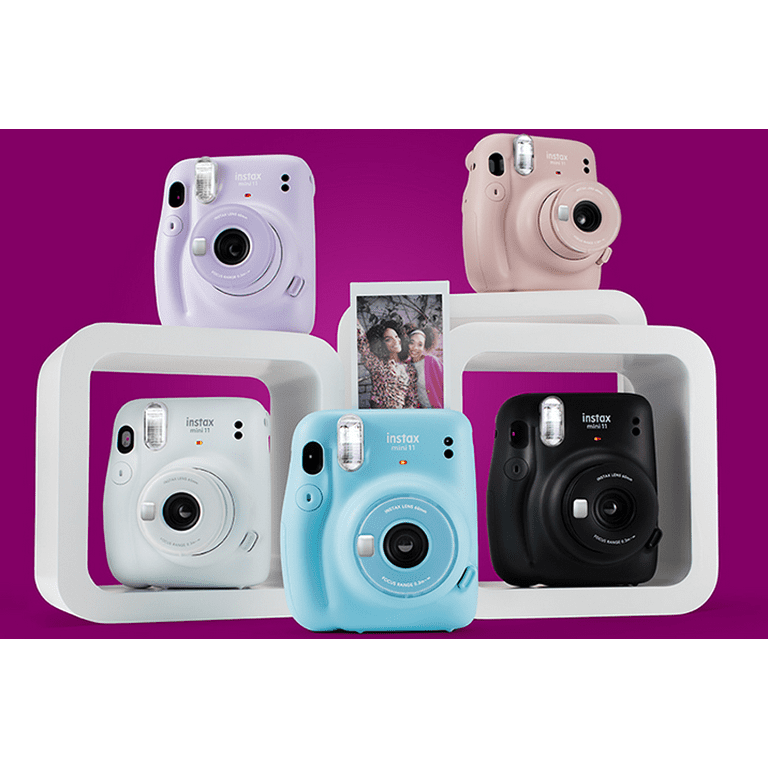  Fujifilm Instax Mini 11 Instant Film Camera, with Fujifilm instax  Mini Instant Daylight Film Twin Pack, 20 Exposures (Blush Pink) :  Electronics