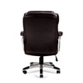 thumbnail image 3 of Poundex Chaise de Bureau Exécutive en Similicuir Marron, 3 of 7