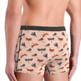 thumbnail image 4 of Men's Boxer Briefs, Colorful Dragonfly Print Soft Comfy Mens Underwear Boxer Briefs Breathable With Widen Waist, 4 of 7