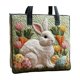 thumbnail image 2 of Organizadores de armario y almacenamiento, Organización y almacenamiento, Contenedores de almacenamiento, Bolsa de tela acolchada con forma de conejito de Pascua, 2 of 7