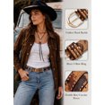 thumbnail image 2 of Maikun Women Belts Golden Rivets Belts for Jeans Pants Dresses Studded Belt for Women, 2 of 5