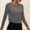 Grey, variant on WCJM Womens Upf 50 Uv Shirt Long Sleeve with Thumb Holes Workout Sun Shirt Quick Dry Athletic Hiking Running Top Women's Long sleeve T-shirt