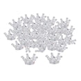 thumbnail image 1 of 50Pcs Crown Shape Charms Crown Shape Accessories for DIY Crafting Jewelry Making Style F, 1 of 9