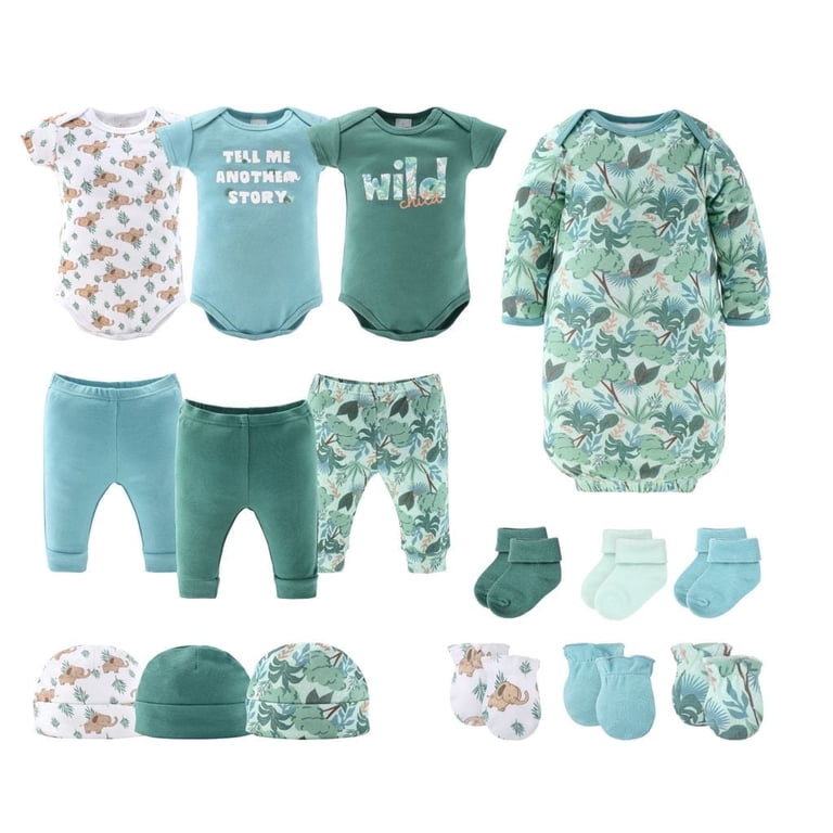 The Peanutshell Baby Layette, 16-Piece Wild Jungle Set photo 1
