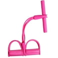 thumbnail image 2 of Pedal elástico Banda de resistencia Elástico Siéntese Cuerda de tracción Banda de ejercicio Cuerda de tensión de yoga multifunción para cintura Hombro Rosa shamjiam Banda de resistencia del pedal, 2 of 8