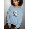thumbnail image 2 of Stay Wild Big Daisy Sweatshirt Women -Image by Shutterstock, Female Large, 2 of 4