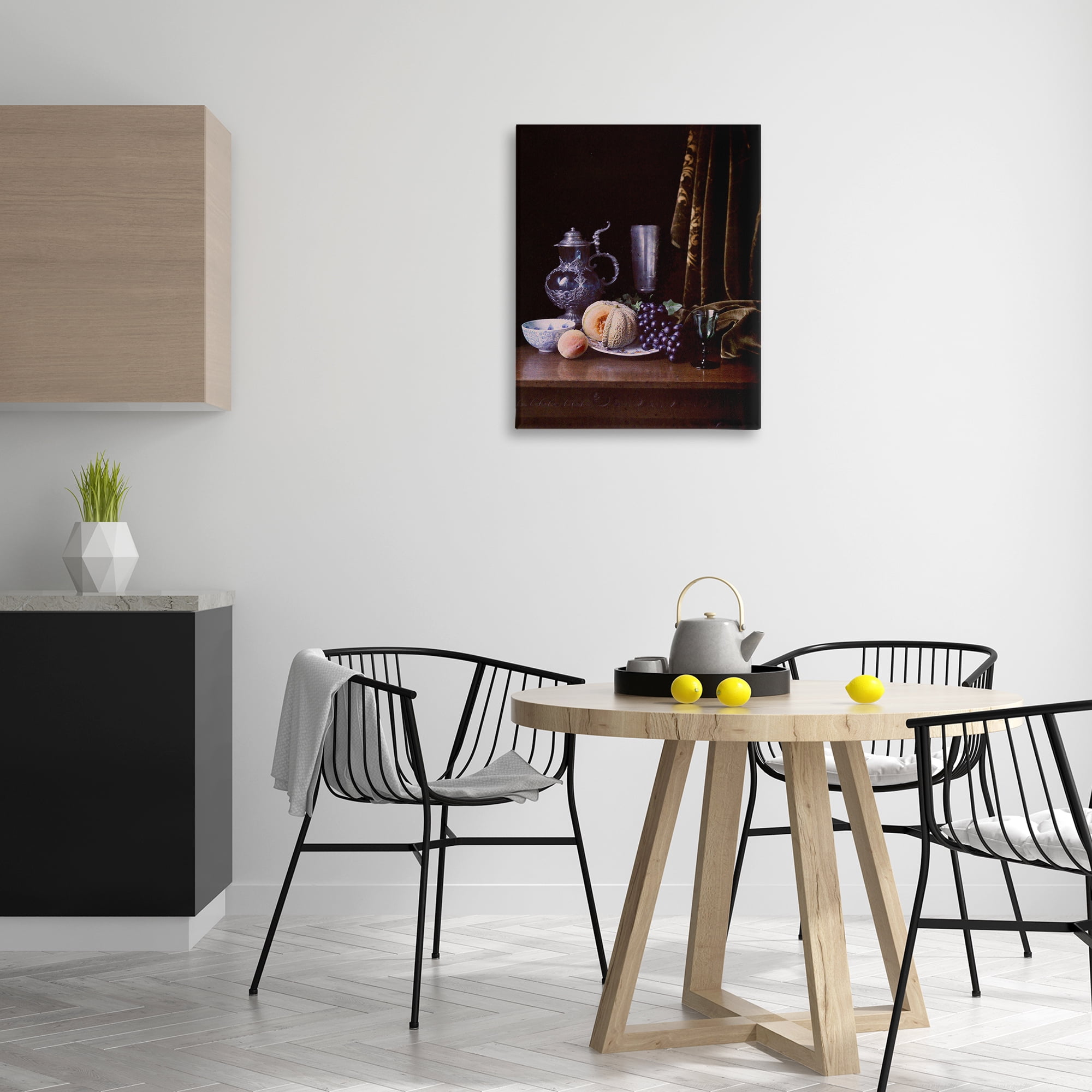 Stupell Industries Vanitas Still Life Food & Beverage Photography Wrapped Canvas Art Print Wall Art, 24 x 30
