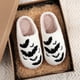 thumbnail image 4 of Pantuflas Murciélago Peludas Felpa Halloween Suaves para Interior Y Exterior, 4 of 9